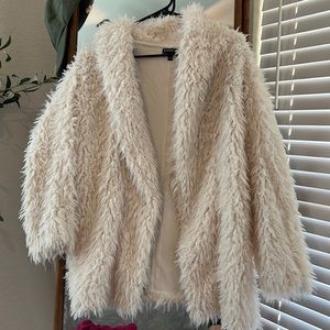Express shaggy cardigan